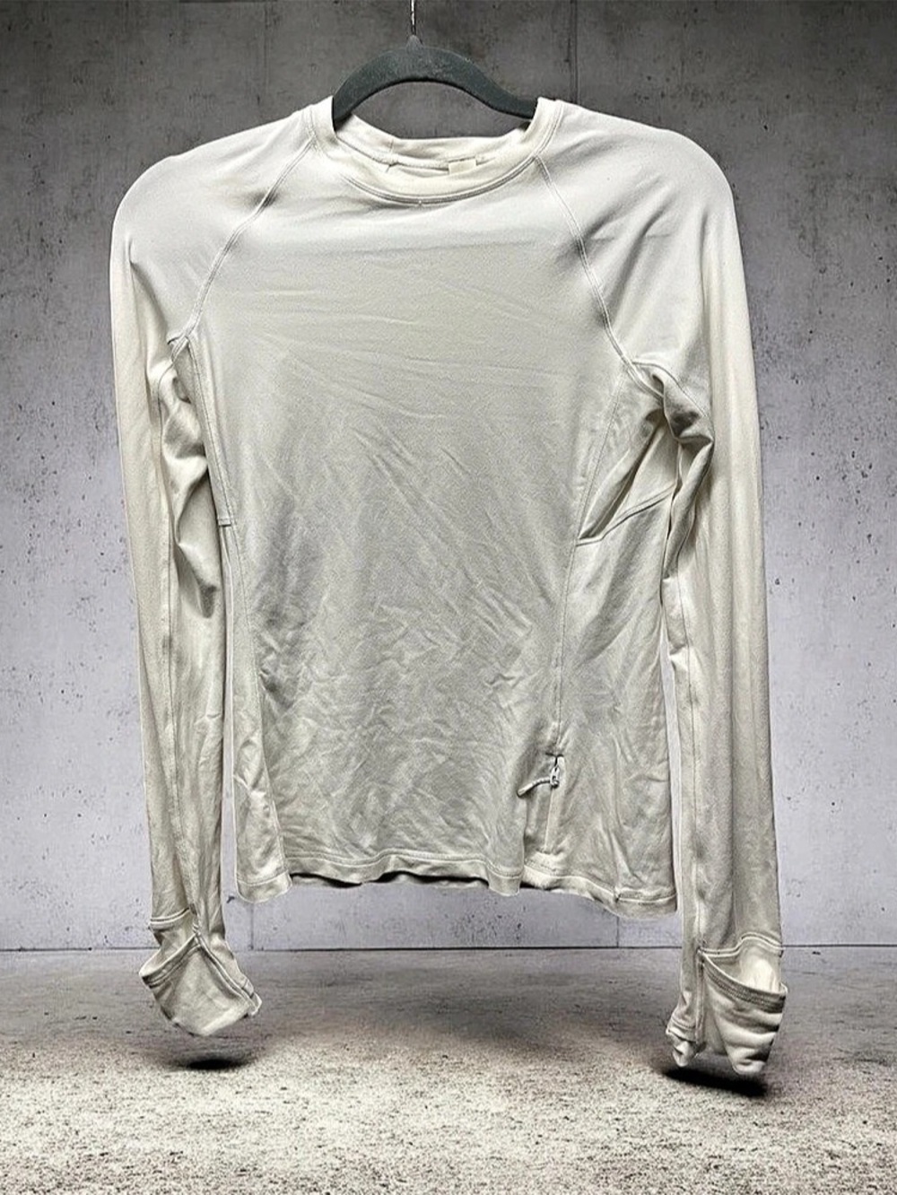 lululemon Long Sleeve Top in White Medium